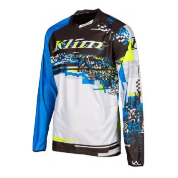 KLIM XC Lite Jersey Digital Chaos Blue